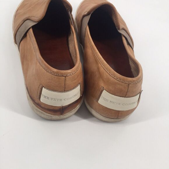 The Frye Company Dylan Leather Loafers Size 8 M Womens Brown Slip On Flats - Picture 3 of 8